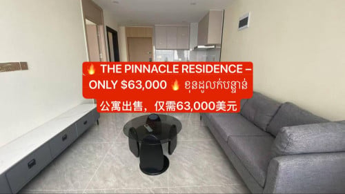 🔥 THE PINNACLE RESIDENCE – ONLY $63,000 🔥