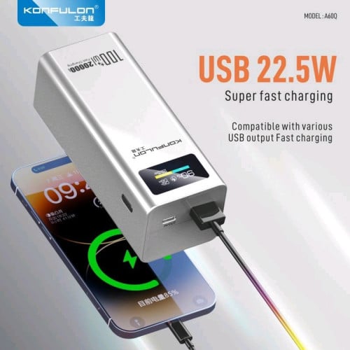 100W 20000mah powerbank fast charger