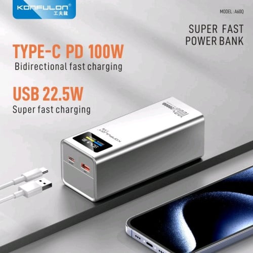 100W 20000mah powerbank fast charger