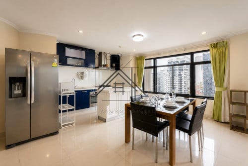 3 Bedrooms Serviced Apartment For Rent in BKK1, Phnom Penh