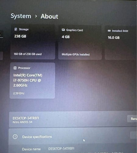 Acer nitro 5