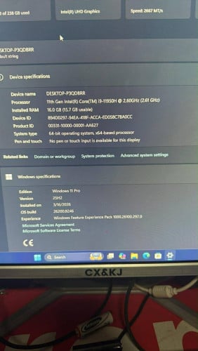 All in one i9 11950H