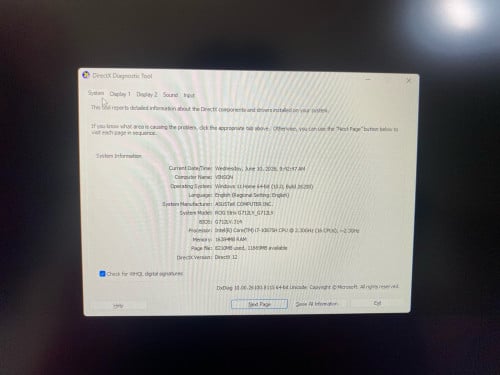 Asus ROG strix G712
