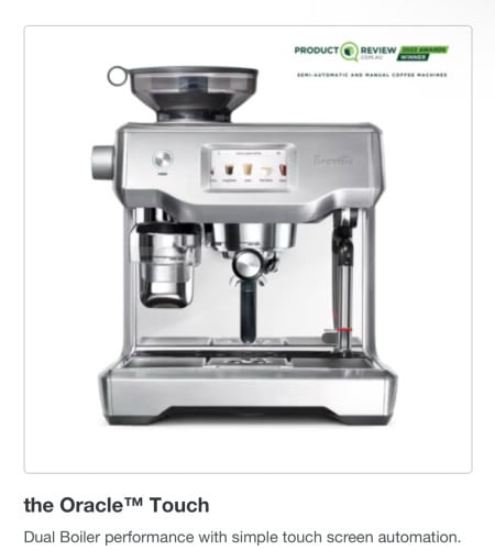 Coffee Machine Breville Oracle Touch