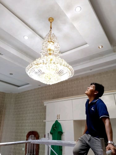 Clean and repair the lamp.