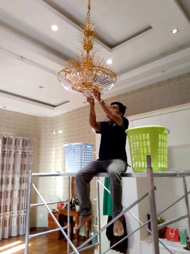 Clean and repair the lamp.