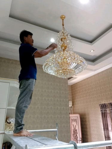 Clean and repair the lamp.