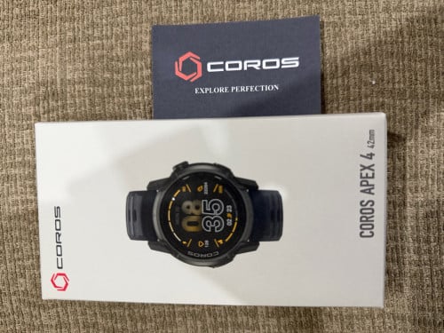 Coros Apex 4 99% នៅធានា 1.5ឆ្នាំទៀត
