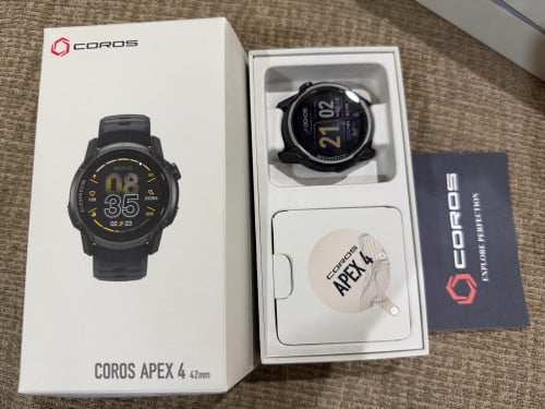 Coros Apex 4 99% នៅធានា 1.5ឆ្នាំទៀត
