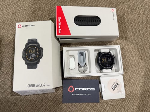 Coros Apex 4 99% នៅធានា 1.5ឆ្នាំទៀត