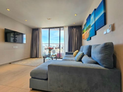 Cozy Three bedroom for rent at Time Square 3๐