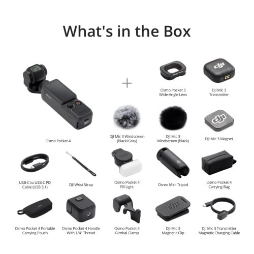 DJI Osmo Pocket 4 Creator Combo