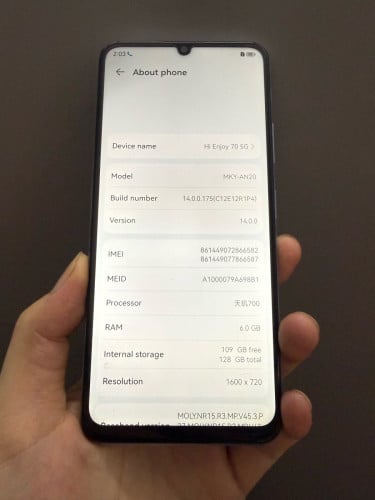 Hi Enjoy 70 5G
