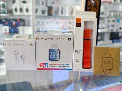 Huawei WATCH Fit5 pro=229$ ថ្មីក្រុងហ៊ុនធានា1ឆ្នាំ