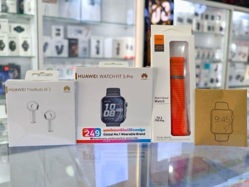 Huawei WATCH Fit5 pro=229$ ថ្មីក្រុងហ៊ុនធានា1ឆ្នាំ