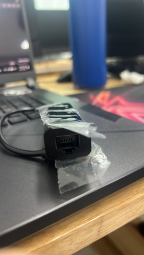 Hub usb and newwork port adapter