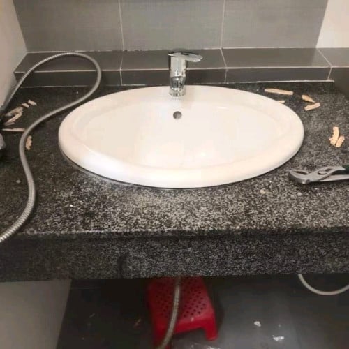 Install hand washing sink