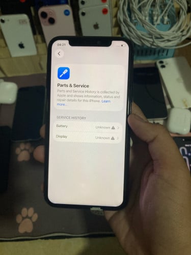iPhone 11 Pro 64GB អេក្រង់ថ្មី មានស្គេនមុខ តម្លៃ 120$