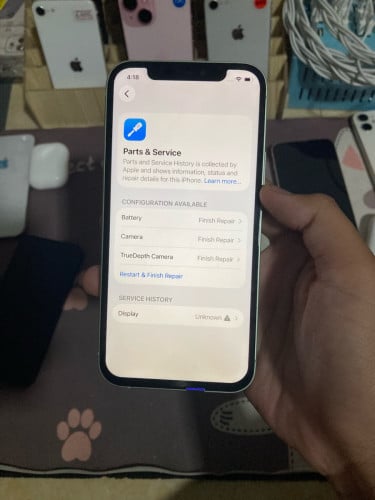 iPhone 12 128GB អេក្រង់ថ្មី អត់ស្គេនមុខដោះសោរ តម្លៃ 115$