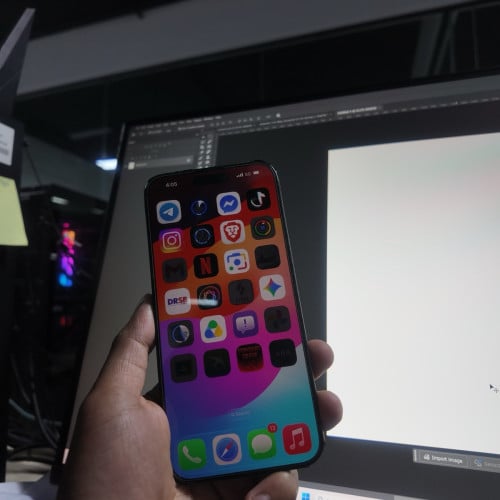 iPhone 15 Promax 256G ZA ដាក់បានសុីម2 ផ្ទាល់