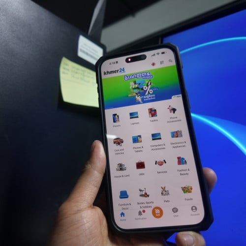iPhone 15 Promax 256G ZA ដាក់បានសុីម2 ផ្ទាល់