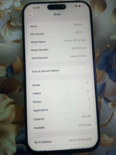 IPhone 16pro max,