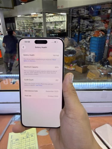 Iphone15promax 256G ZA battery 90% 750$