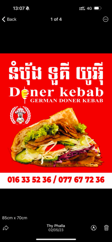 Kebab seller