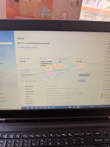 Lenovo Thinkpad Model P50 Spcec ធំ Ram16Gថ្មកាន់ 220$ free ឆ្នាំងសាកថ្មធំកាន់ណាស់