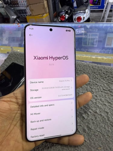 Mi 15Pro 5G Ram16G Memory512G C/H Sim2 មានឆ្នាំងសាក