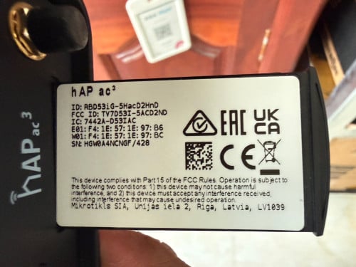 Mikrotik Hap AC3