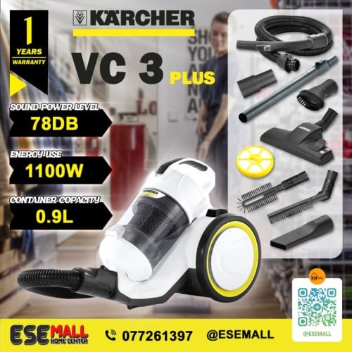 MULTI-CYCLONE VACUUM CLEANER VC3 PLUS