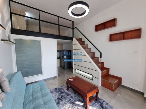 N048 | Gym and Pool 1 Bedroom Loft Designed For Rent in Toul Kork