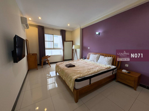 N071 | Gym and Pool, 1 Bedroom Apartment For Rent in Chroy Changva