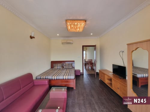 N245 | 1 Bedroom Apartment For Rent Near Toul Sleng Museum Free Wifi and Car Park