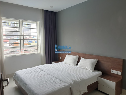N635 | Western Apartment 2 Bedrooms with Gym and Pool For Rent in Beong Trabek