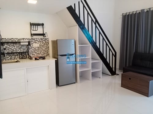 N652 | Western Loft Apartment 1 Bedroom Ground Floor For Rent in Boeng Trabek