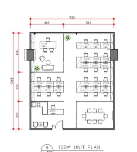 Office rent $1,000 at toul kork