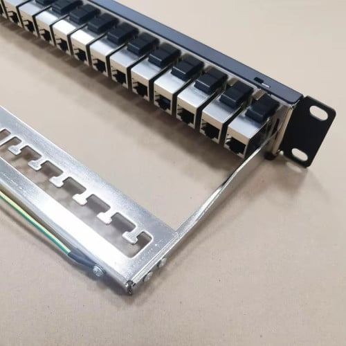 Patch Panel 24port Cat6 witch STP Inline keystone Coupler
