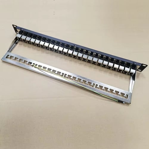 Patch Panel 24port Cat6 witch STP Inline keystone Coupler