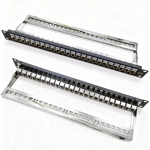 Patch Panel 24port Cat6 witch STP Inline keystone Coupler