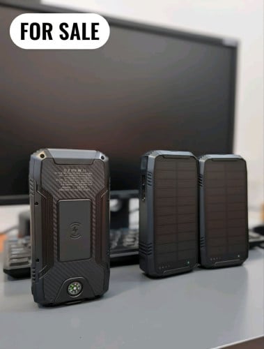 Power Bank solar កាន់ថ្មល្អ សេរីថ្មី