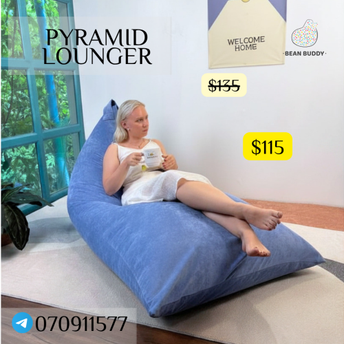 Pyramid Lounger Bean Bag