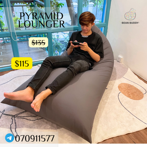 Pyramid Lounger Bean Bag