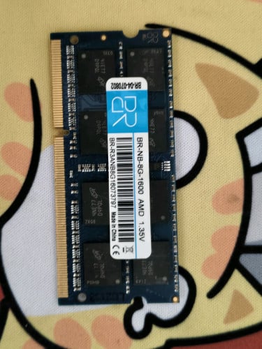 RAM 8GB DDR3L 1600MHz