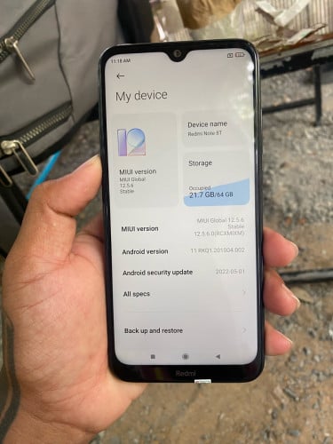 Redmi note8 Ram4+1 64g ស្នុំស្អាតលក់35$ដាច់