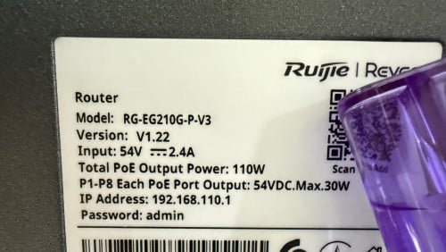 Router RG-EG210G-P-V2