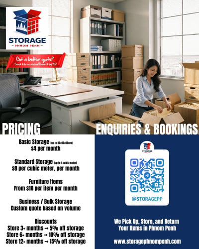 Storage Phnom Penh for all your safe storage solutions at the lowest price guaranteed