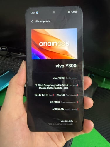 ViVo Y300i 12+12/256 ๐6500