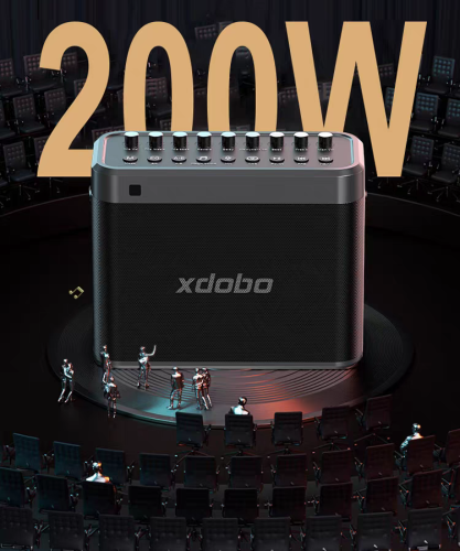 Xdobo Tuner កម្លាំង 200W សម្លេងបុកពិរោះលក់ជូនតម្លៃពិសេសមិនធ្លាប់មាន176$ មានក្បាល់ម៉ាក្រូសុីនមួយឈុត